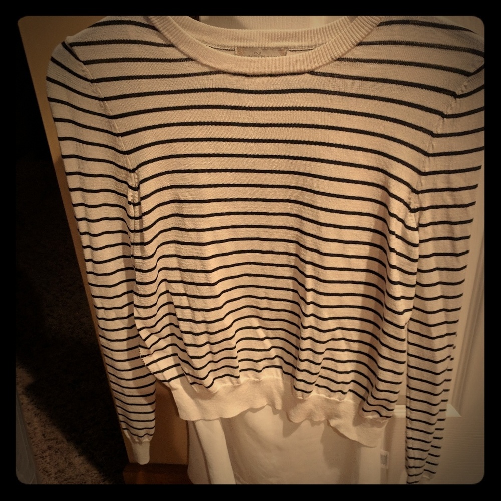 Black and White striped shirt